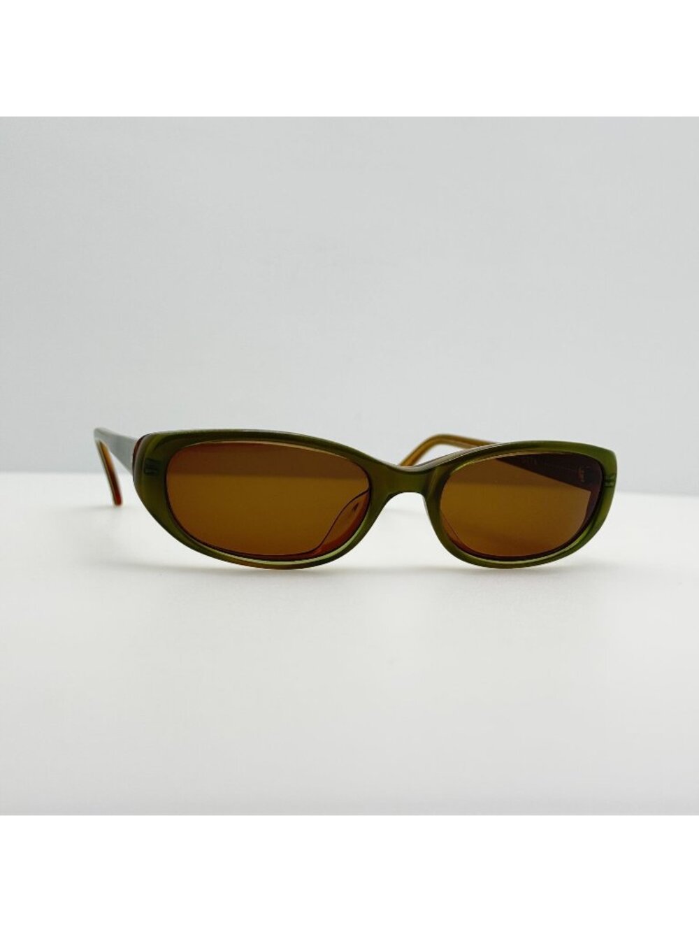 Dita Sunglasses Pearl Green Orange Vintage Retro